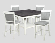 Fulton Chalk Grey Counter Height Set - DMV FurnitureCounter Height Set