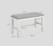 Fulton Chalk/White Counter Height Dining Set - DMV FurnitureCounter Height Set