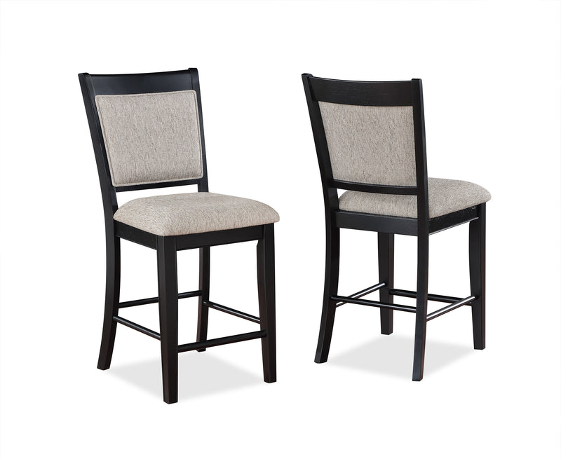 Fulton Charcoal/Light Gray Extendable Counter Height Dining Set - DMV FurnitureCounter Height Set