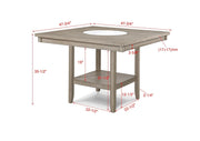 Fulton White Oak Counter Height Dining Set - DMV FurnitureCounter Height Set