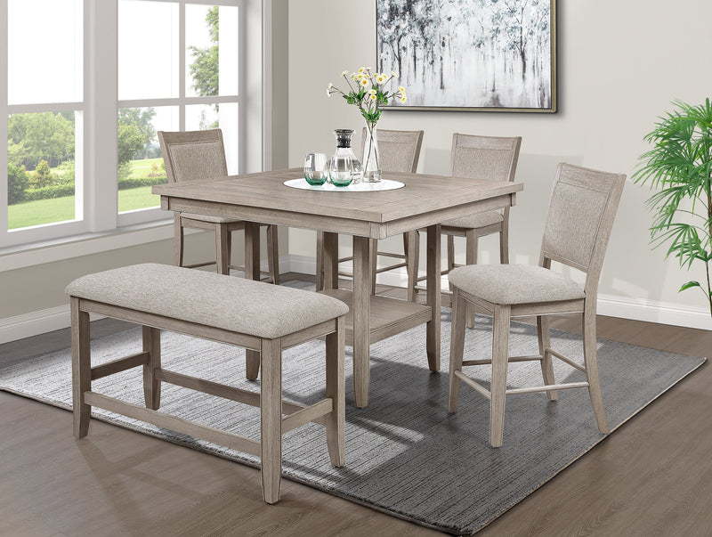 Fulton White Oak Counter Height Dining Set - DMV FurnitureCounter Height Set