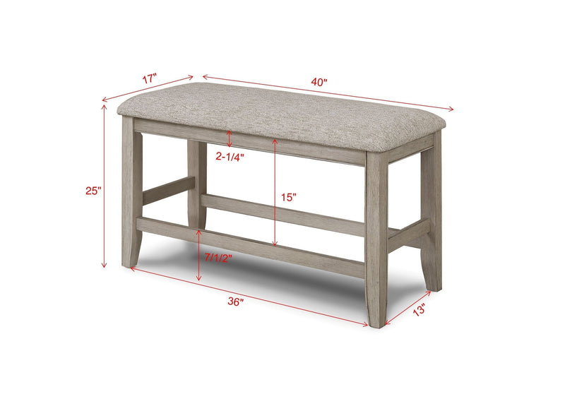 Fulton White Oak Counter Height Dining Set - DMV FurnitureCounter Height Set