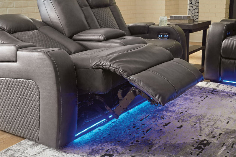 Fyne - Dyme Shadow Power Reclining Living Room Set - DMV FurniturePower Reclining Living Room Set