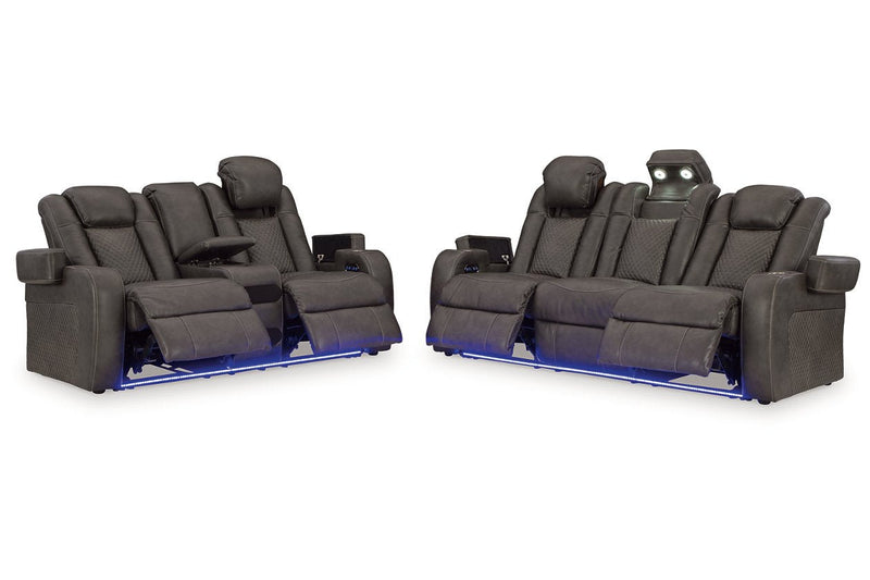 Fyne - Dyme Shadow Power Reclining Living Room Set - DMV FurniturePower Reclining Living Room Set