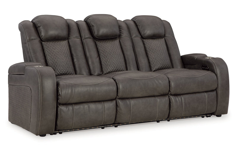 Fyne - Dyme Shadow Power Reclining Sofa, Loveseat and Recliner - DMV FurniturePower Reclining Living Room Set