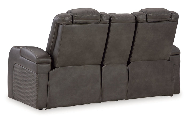 Fyne - Dyme Shadow Power Reclining Sofa, Loveseat and Recliner - DMV FurniturePower Reclining Living Room Set