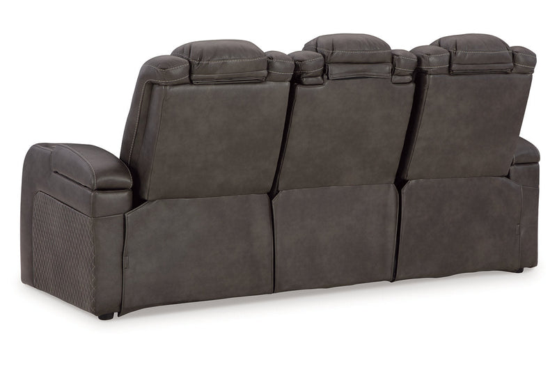 Fyne - Dyme Shadow Power Reclining Sofa, Loveseat and Recliner - DMV FurniturePower Reclining Living Room Set