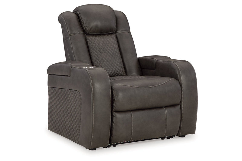 Fyne - Dyme Shadow Power Reclining Sofa, Loveseat and Recliner - DMV FurniturePower Reclining Living Room Set