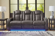 Fyne - Dyme Shadow Power Reclining Sofa, Loveseat and Recliner - DMV FurniturePower Reclining Living Room Set