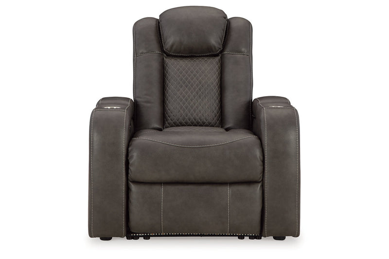 Fyne - Dyme Shadow Power Reclining Sofa, Loveseat and Recliner - DMV FurniturePower Reclining Living Room Set