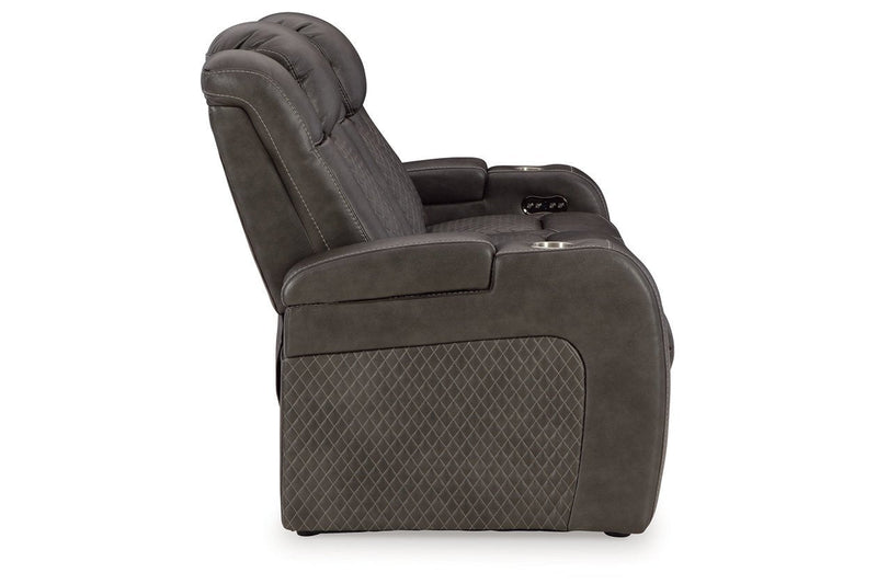 Fyne - Dyme Shadow Power Reclining Sofa, Loveseat and Recliner - DMV FurniturePower Reclining Living Room Set