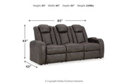 Fyne - Dyme Shadow Power Reclining Sofa, Loveseat and Recliner - DMV FurniturePower Reclining Living Room Set