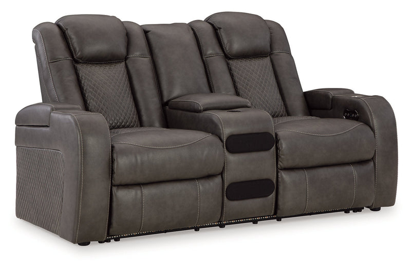 Fyne - Dyme Shadow Power Reclining Sofa, Loveseat and Recliner - DMV FurniturePower Reclining Living Room Set