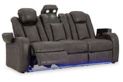 Fyne - Dyme Shadow Power Reclining Sofa, Loveseat and Recliner - DMV FurniturePower Reclining Living Room Set