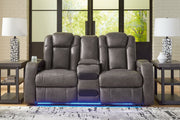 Fyne - Dyme Shadow Power Reclining Sofa, Loveseat and Recliner - DMV FurniturePower Reclining Living Room Set