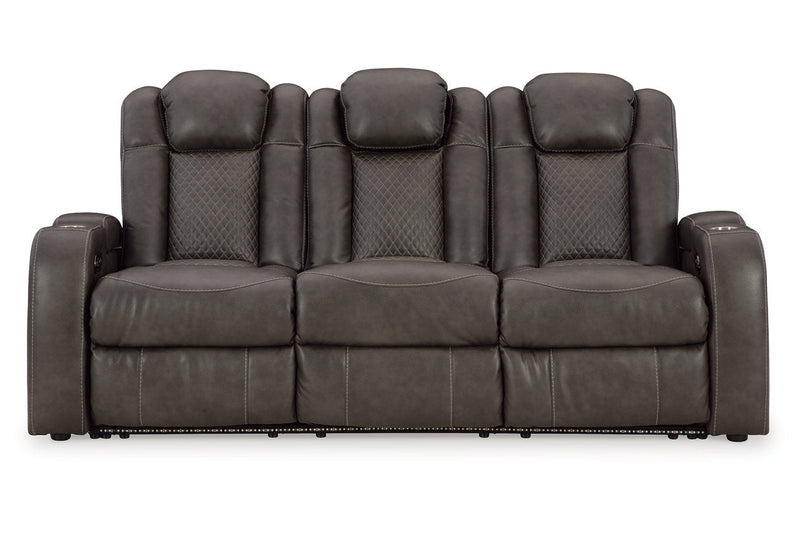 Fyne - Dyme Shadow Power Reclining Sofa, Loveseat and Recliner - DMV FurniturePower Reclining Living Room Set