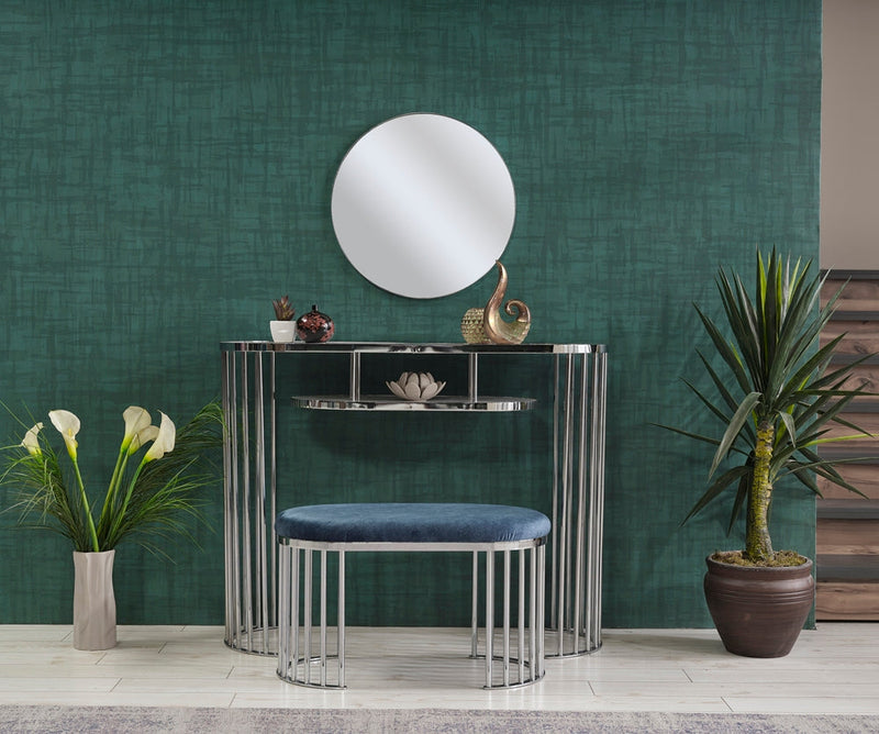 G501 Ottoman in Blue - 790-G501-NOVA140-O
