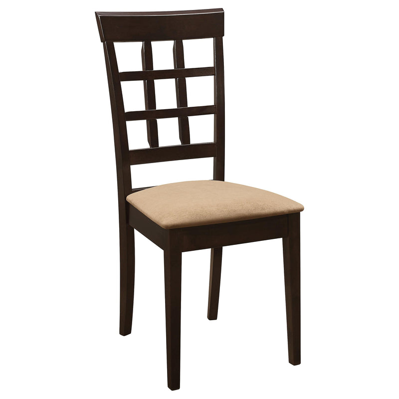 Gabriel 5-piece Extension Leaf Dining Table Set Cappuccino - 100770-S5