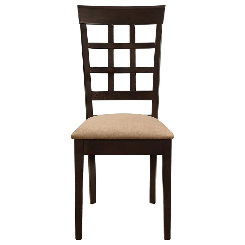 Gabriel 5-piece Extension Leaf Dining Table Set Cappuccino - 100770-S5