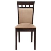 Gabriel 5-piece Extension Leaf Dining Table Set Cappuccino - 100770-S5A