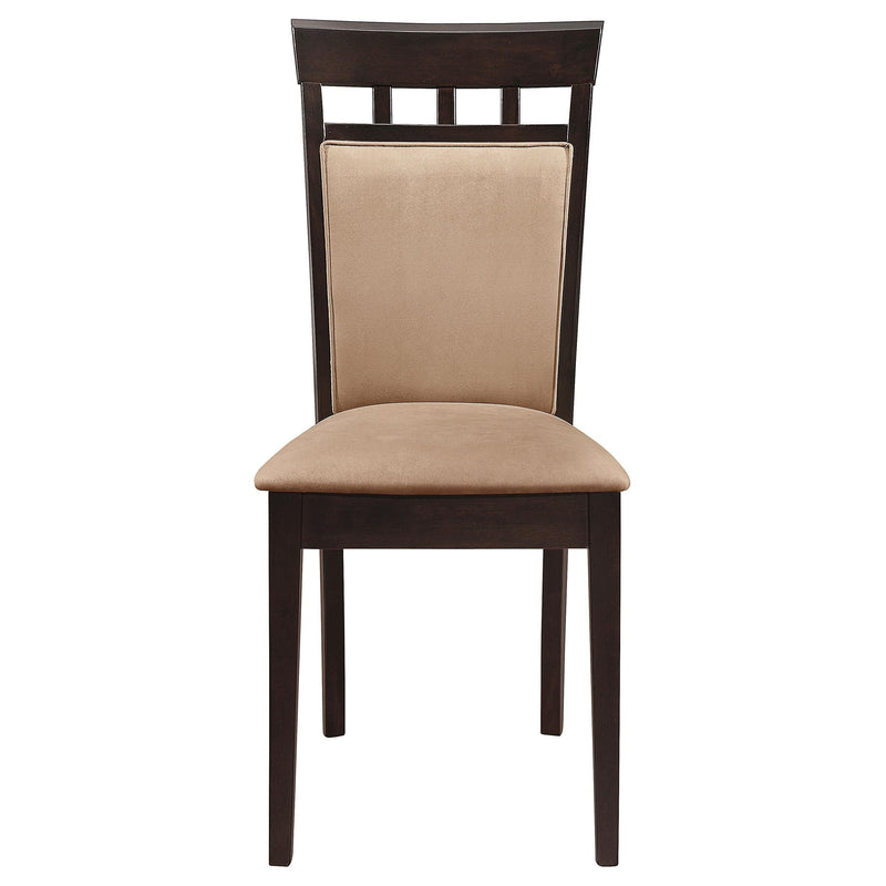 Gabriel 5-piece Extension Leaf Dining Table Set Cappuccino - 100770-S5A