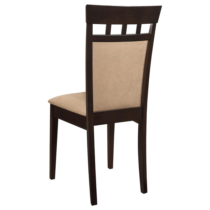 Gabriel 5-piece Extension Leaf Dining Table Set Cappuccino - 100770-S5A