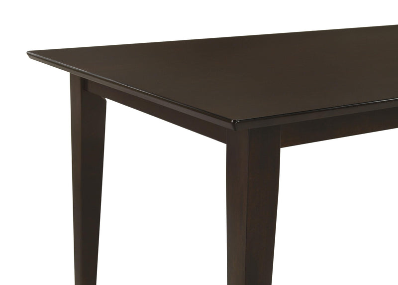 Gabriel 5-piece Rectangular 59-inch Dining Set Cappuccino - 100771-S5