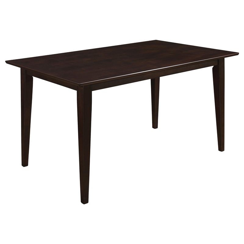 Gabriel 5-piece Rectangular 59-inch Dining Set Cappuccino - 100771-S5A