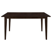 Gabriel 5-piece Rectangular 59-inch Dining Set Cappuccino - 100771-S5A