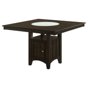 Gabriel 5-piece Square Counter Height Dining Set Cappuccino - 100438-S5