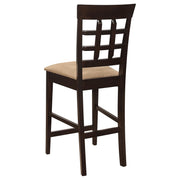 Gabriel 5-piece Square Counter Height Dining Set Cappuccino - 100438-S5
