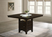 Gabriel 52-inch Counter Height Dining Table Cappuccino - 100438