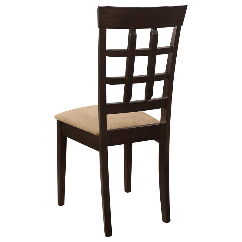 Gabriel 7-piece Extension Leaf Dining Table Set Cappuccino - 100770-S7