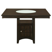 Gabriel 7-piece Square Counter Height Dining Set Cappuccino - 100438-S7