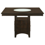 Gabriel 7-piece Square Counter Height Dining Set Cappuccino - 100438-S7