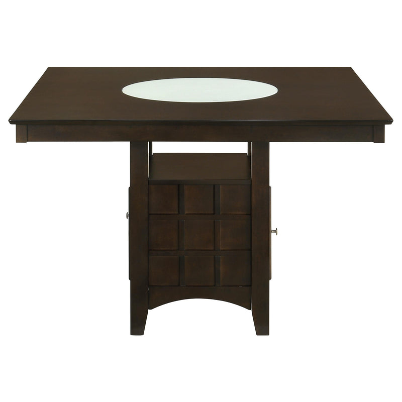 Gabriel 7-piece Square Counter Height Dining Set Cappuccino - 100438-S7