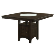 Gabriel 7-piece Square Counter Height Dining Set Cappuccino - 100438-S7A