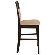 Gabriel Closed Back Counter Chair Cappuccino (Set of 2) - 100219