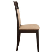 Gabriel Closed Back Dining Side Chair Cappuccino (Set of 2) - 100773