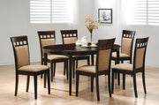 Gabriel Closed Back Dining Side Chair Cappuccino (Set of 2) - 100773