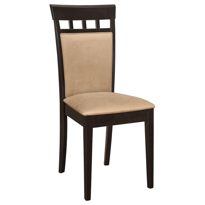 Gabriel Closed Back Dining Side Chair Cappuccino (Set of 2) - 100773