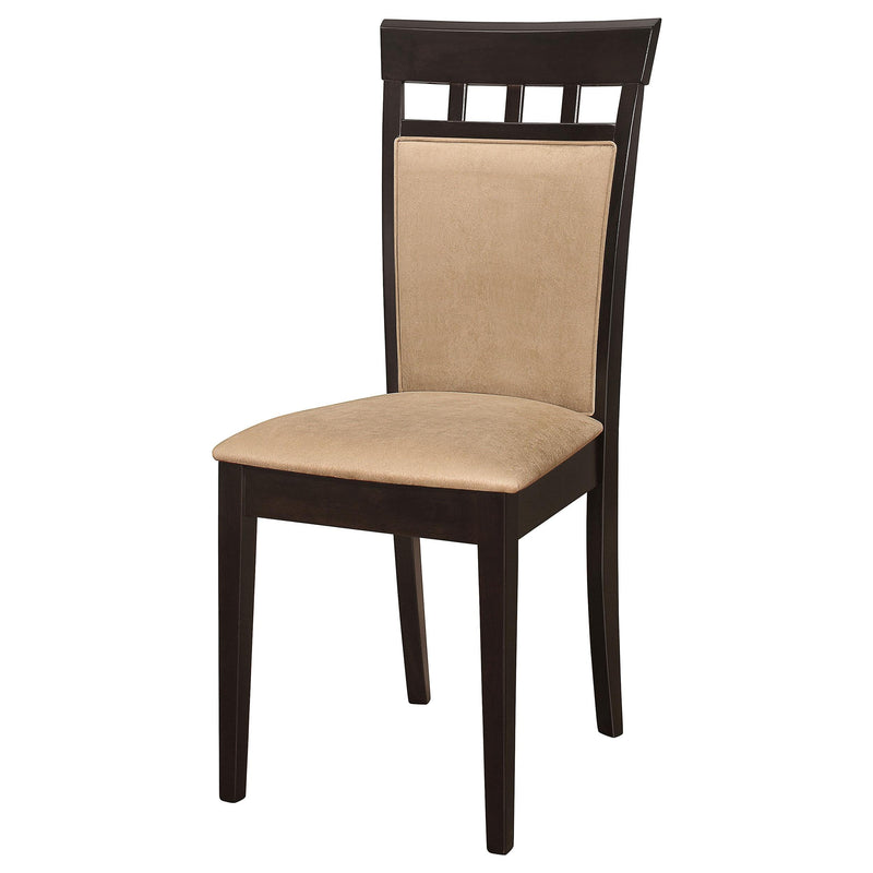 Gabriel Closed Back Dining Side Chair Cappuccino (Set of 2) - 100773