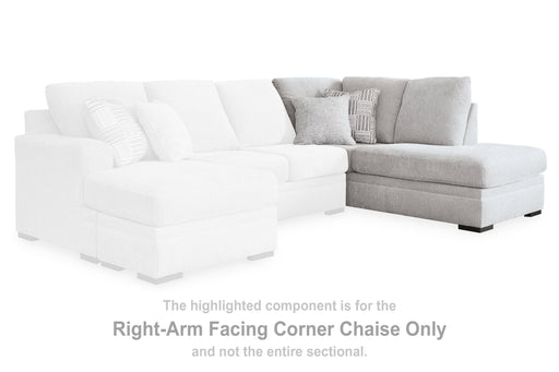Gabyleigh Nickel Right-Arm Facing Corner Chaise - 2090417