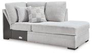 Gabyleigh Nickel Right-Arm Facing Corner Chaise - 2090417