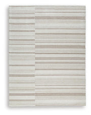 Gadence Ivory/Tan 7'8" x 10' Area Rug - R407641