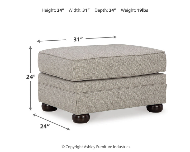 Gaelon Chair and Ottoman in Dune - PKG015823