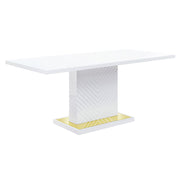 Gaines Dining Table W/Pedestal Base - DN01258