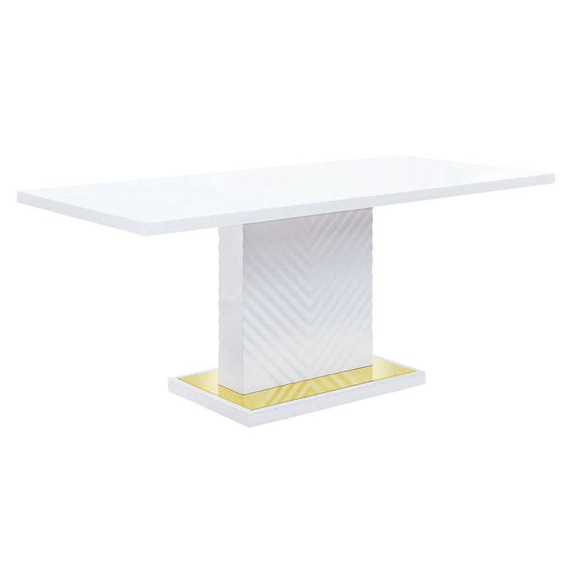 Gaines Dining Table W/Pedestal Base - DN01258