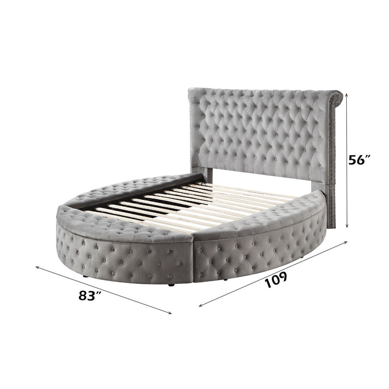 Gaiva Queen Bed W/Storage - BD00967Q