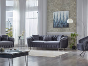 Galata Stationary Sofa in Anthracite - 200-SUM-GAL-VELVET412-3